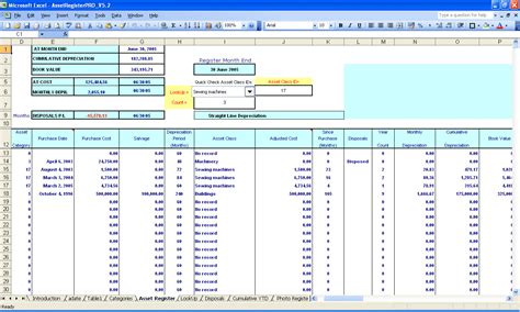 Asset Management Spreadsheet Template — excelxo.com