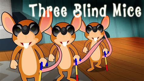 Three Blind Mice English Nursery Rhyme Song for Children with Lyrics - 3 Blind Mice Acordes ...