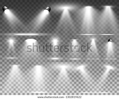 Collection Stage Lighting Catwalk Platform Transparent Stock Vector (Royalty Free) 1302819622 ...