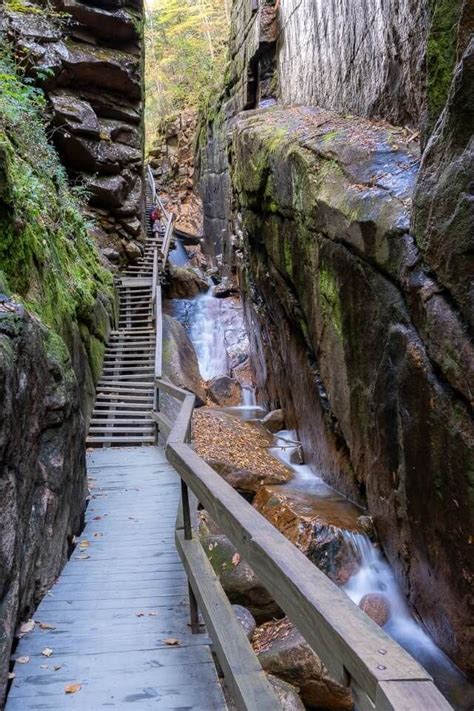 Flume Gorge New Hampshire: Easy Hike and Stunning Fall Foliage