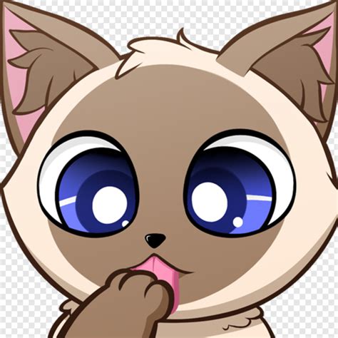 Twitch Emotes - Cute Cat Twitch Emote ... | Cute anime cat, Simple cat ...