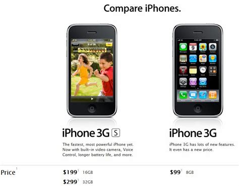 iPhone 3G and iPhone 3GS Compared Side By Side