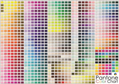 Printable Pantone Color Chart