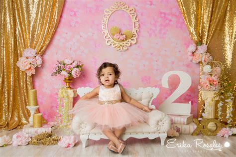 Baby Girl 2 Year Old Photo Session- Gold and Pink Photo Session - Erika Rosales New York Photo ...