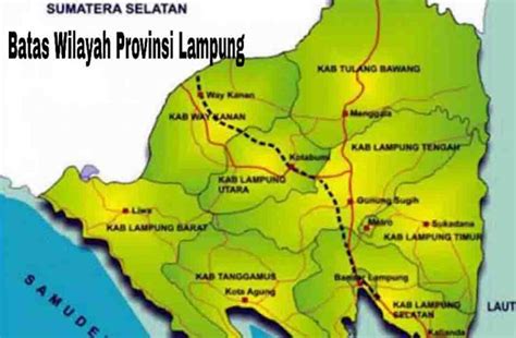 4+ Batas Wilayah Provinsi Lampung - Fakta dan Info Daerah Indonesia