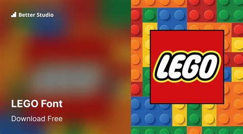 LEGO Font: Download Font & Logo Here for FREE