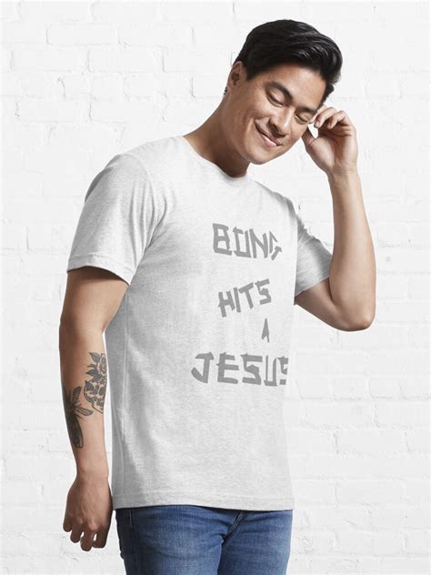 "Bong Hits 4 Jesus" T-shirt for Sale by MandosBadShirts | Redbubble | bong hits 4 jesus t-shirts ...