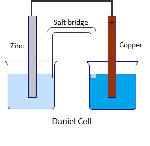 Danial Cell - A Draw The Labelled Diagram Of Daniel Cell B Write Class 11 Chemistry Cbse : There ...