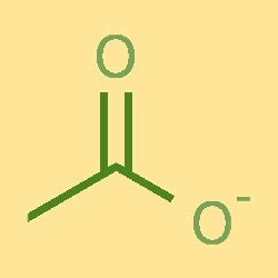 Acetate Ion - C2H3O2 - Kemicalinfo