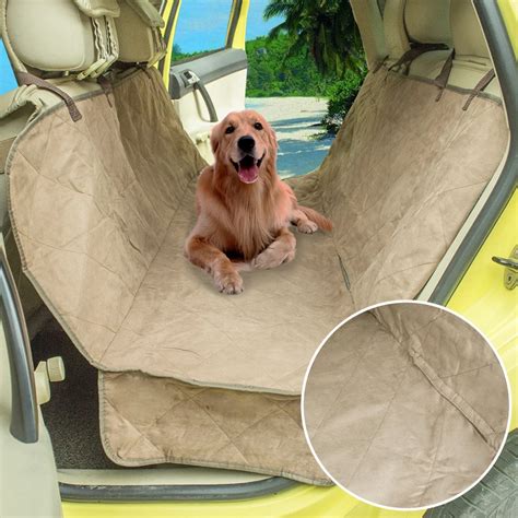 Aliexpress.com : Buy Dog car quilted suede hammock seat covers dog back seat car cover car seat ...