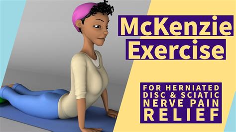 Herniated disc Exercise - McKenzie Exercise for Herniated Disc & Sciatica - YouTube