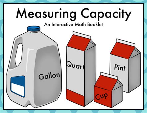 Measuring Capacity in Customary Units by The Handout Factory | TpT