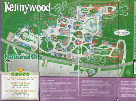 Kennywood Park - 2006 Park Map