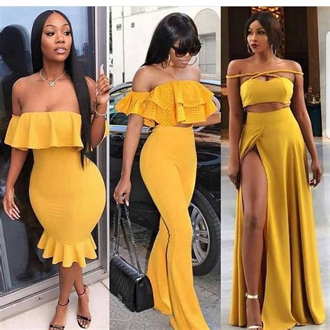 yellow and black outfits for ladies | Dresses Images 2022