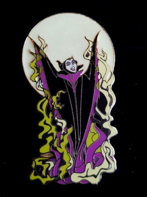 Disney Maleficent Glows in the Dark Moon Dragon Transformation Pin Celebration | Dragon ...