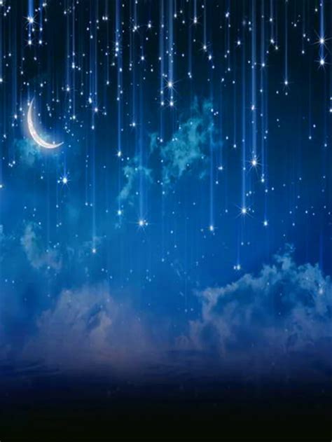 children backdrop photography baby photo background about the night sky and the moon clouds ...