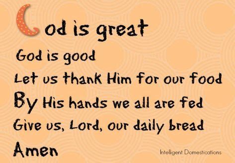 Short Mealtime Prayers for Children Printable | Prayers for children ...