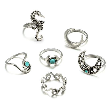 Chunky Boho Midi Ring Sets – Sugar & Cotton