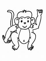 Free Printable Monkey Coloring Pages For Kids sketch template