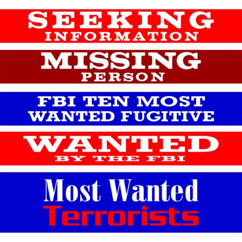 FBI Most Wanted Logo Download png