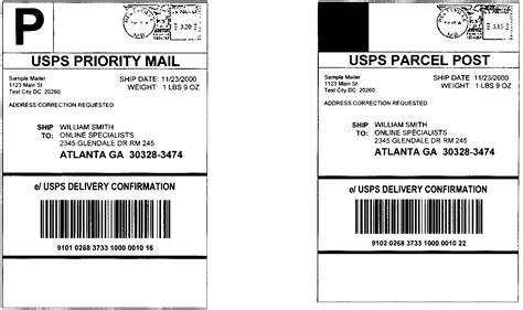 Federal Register | Shipping Label Requirements