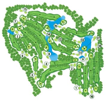 Deer Track Golf Course / Course Map