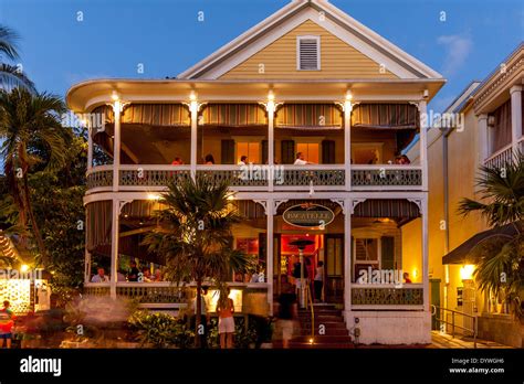 Bagatelle Restaurant/Bar, Duval Street, Key West, Florida, USA Stock Photo - Alamy