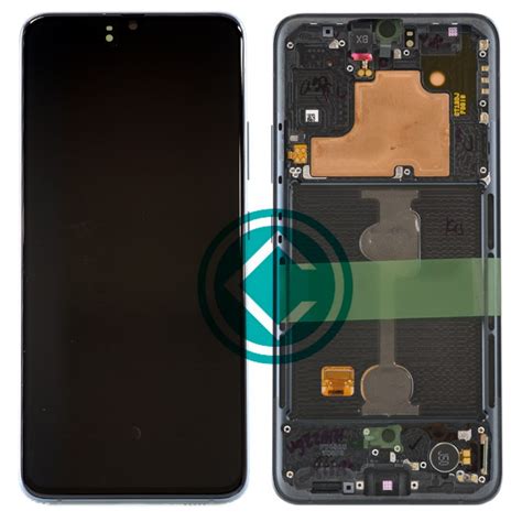 Samsung Galaxy A90 5G LCD Screen With Frame Replacement Black - Cellspare