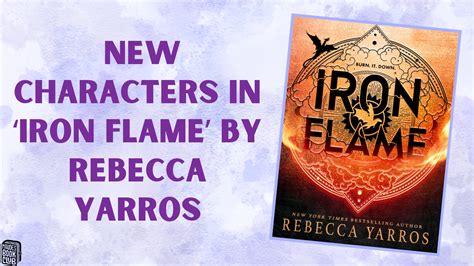 New Characters in ‘Iron Flame’ by Rebecca Yarros — Maude's Book Club