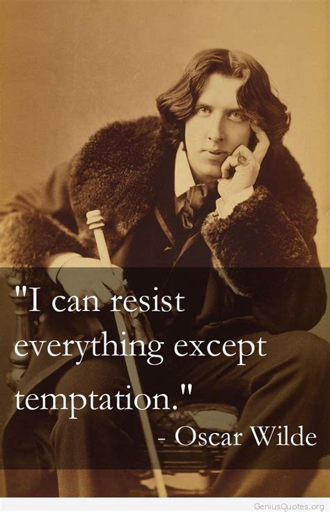 Oscar Wilde Quotes On Temptation. QuotesGram