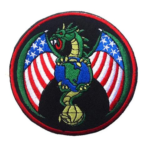 US AIR FORCE Patch Embroidery America Dragon Tactical Patch Cloth ...