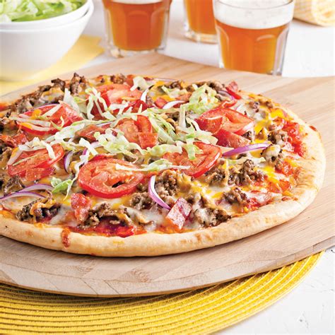 Cheeseburger Pizza - 5 ingredients 15 minutes