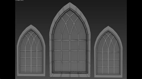 Autodesk 3ds Max Gothic arch window: Class lecture recap - YouTube