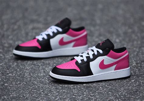 Air Jordan 1 Low Kids Black Pink Release Date 2020 | SneakerNews.com