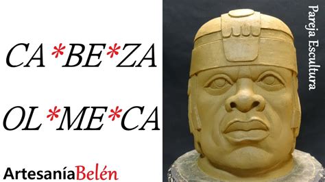 Escultura de Cabeza Olmeca/Olmec Head Sculpture - YouTube