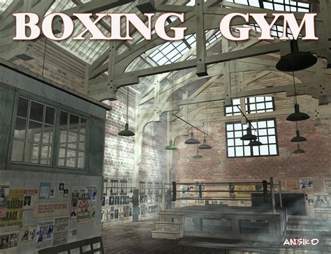 Boxing Gym | Daz 3D