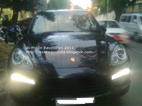 Exotics In India: Porsche Cayenne Turbo - Bangalore