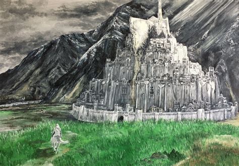 Minas Tirith by Pjik on DeviantArt