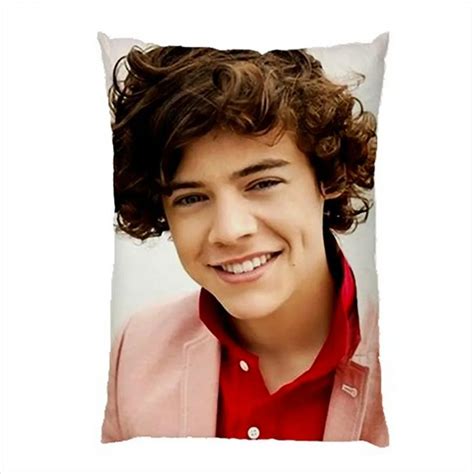 Hot Harry Styles Pillow Case Harry Styles One Direction Rectangle Pillow Cases Custom ...