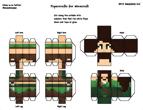 Papercraft Minecraft Skins Minecraft Papercraft Steve Printable 13230 | The Best Porn Website