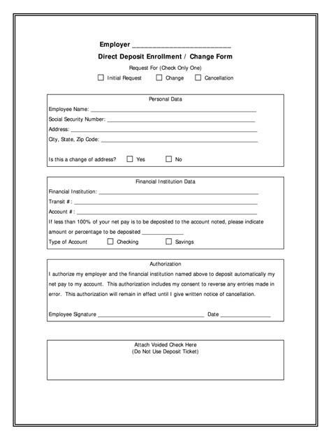 Printable Direct Deposit 2012-2024 Form - Fill Out and Sign Printable PDF Template | airSlate ...