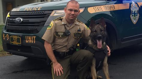 Watch: Vermont trooper gets carwash help from K-9 - ABC11 Raleigh-Durham