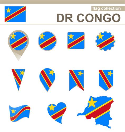 DR Congo Flag Collection 5560941 Vector Art at Vecteezy