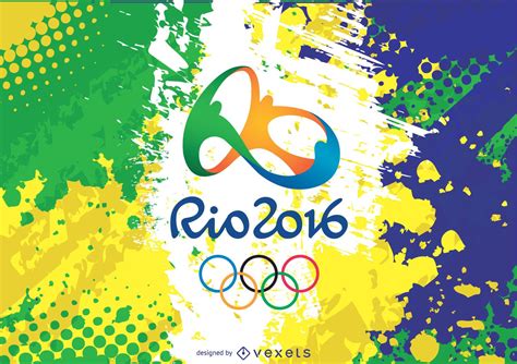 Rio 2016 Logo And Background Vector Download