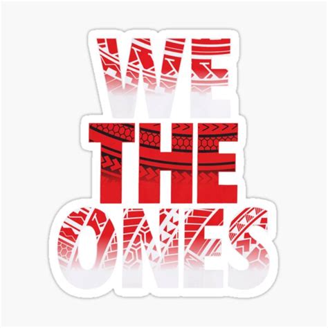 "We the ones" Sticker for Sale by fashionbasics | Redbubble