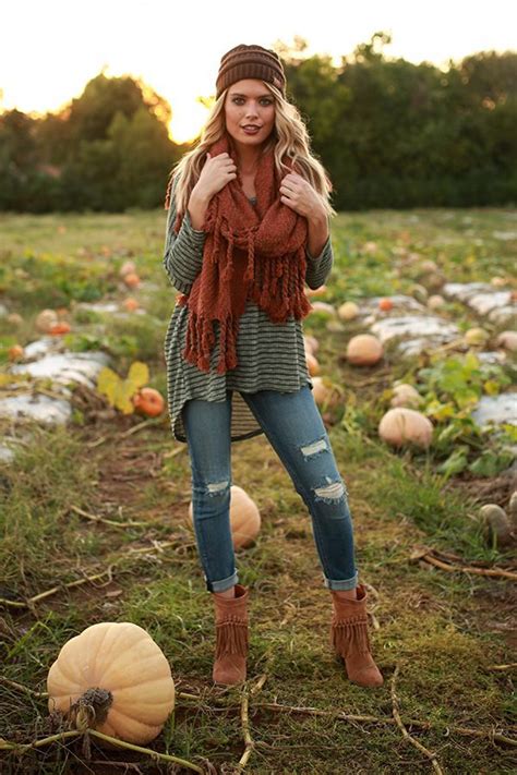 If you’re looking for the perfect pumpkin picking outfit, Parker is your girl! Add a cute scarf ...