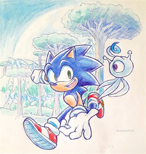 Sonic Colors redraw by GreenShell123 on Newgrounds