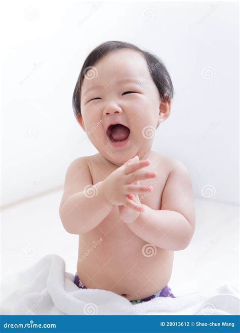 Excited Cute Baby Smile Face Stock Photography - Image: 28013612