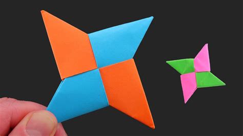 Easy Paper Ninja Star - Origami DIY - YouTube