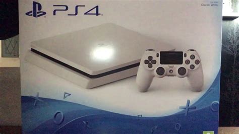 White PS4 slim unboxing - YouTube